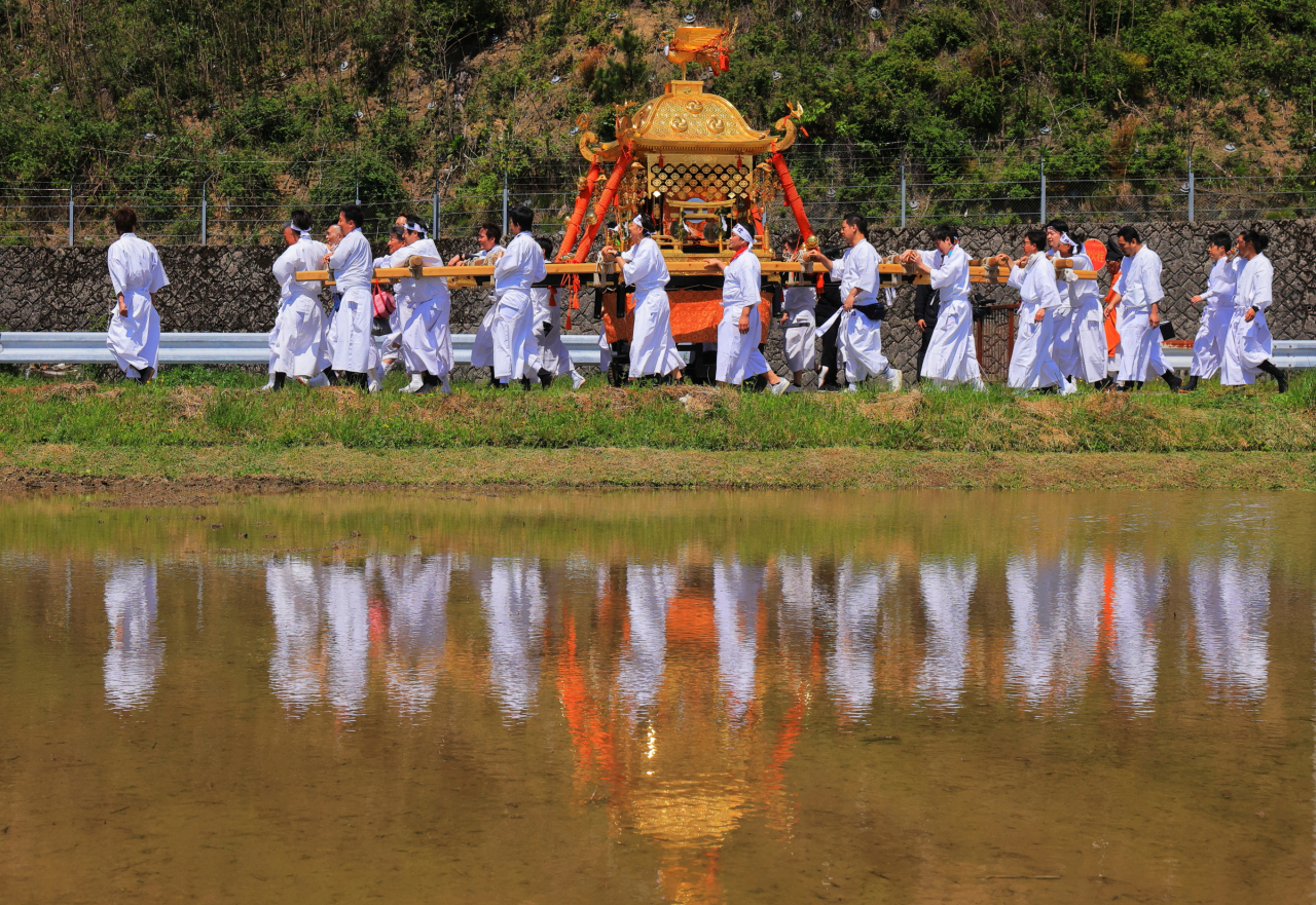 ⑧行事・名所部門優秀賞 神輿が行く（辰巳敬造）